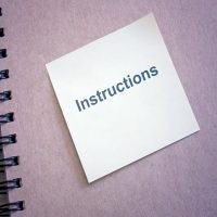 Instructions Instructions